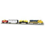 Conjunto de Trem Trenzinho Elétrico Escala 1160, BACHMANN TRAINS 24013, Amarelo