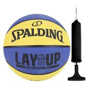 Kit Bola Basquete Spalding Lay-up + Bomba de Ar