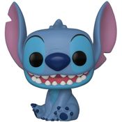 Boneco Funko Pop Disney Stitch 1045 Smiling Seated Lilo & Stitch