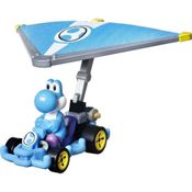 Hot Wheels Mario Kart Yoshi Azul Pipe Frame Glider - Mattel