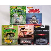 *Embalagem danificada* Hot Wheels Entertainment  - 2023 Set Completo (5 minis)