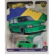 Embalagem danificada Hot Wheels Car Culture World Tour - Volkswagen Brasilia