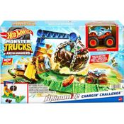 Hot Wheels Pistas - Monster Trucks Desafio na Selva Rhinomite