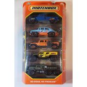 Matchbox Pack de 5 - No Road, No Problem