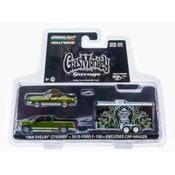 Greenlight Hollywood -1968 Shelby GT 500KR 2015 Ford F-150 Enclosed Car Hauler GasMonkey Garage