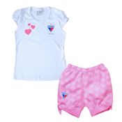 Conjunto Bebê Fortaleza Camisa e Shorts Torcida Baby