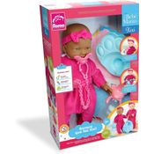 Boneca Mini Bebê Mania Xixi Negra - Roma