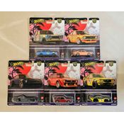 Hot Wheels Car Culture - Japan Historics 4 Set Completo (5 miniaturas)