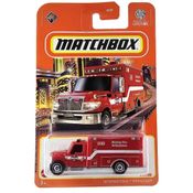 Carrinho Matchbox 1:64 - Ambulância International Terrastar - Mattel HVL75