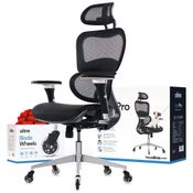 Oline ErgoPro Cadeira de Escritório Ergonômica Giratória e Aj