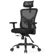 NOBLEWELL Cadeira de Escritório Ergonômica Giratória e Aj