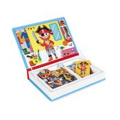Brinquedo Educativo - Janod - O Livro Magnético - Fantasias - Maped