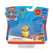 Mini Figura - Topper - Unitário Sortido - Rubble - Patrulha Canina - Estrela