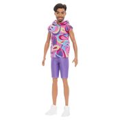 Barbie Fashionistas Boneco Ken Moreno Barba 227 - Mattel DWK44/HRH26