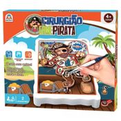 Jogo de Tabuleiro Cirurgião Game Pirata Braskit