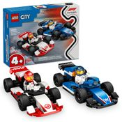 LEGO - City Formula 1 - Carros de Corrida de F1 da Williams Racing e Haas F1 - 60464