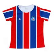 Camisa Bahia Baby Look Bebê Listrada Tricolor Oficial