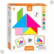 Nig Brinquedos Jogo Educativo Madeira Tangram