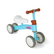 BICICLETA DE EQUILÍBRIO INFANTIL 4 RODAS AZUL CLARO CONECT BRINQ