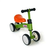 BICICLETA DE EQUILÍBRIO INFANTIL 4 RODAS VERDE ESCURO CONECT BRINQ