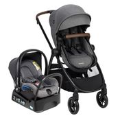 Carrinho com Bebê Conforto e Base Travel System Anna³ Trio Select Grey - Maxi-Cosi