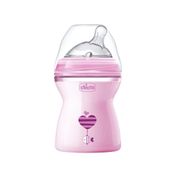 MAMADEIRA STEP UP 250ML FLUXO MEDIO (0M+) ROSA - CHICCO