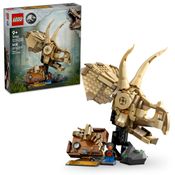 LEGO - Jurassic World - Fósseis de Dinossauros: Caveira de Triceratops - 76969