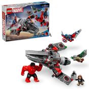 LEGO - Super Heroes Marvel - Batalha do Capitão América vs. Hulk Vermelho - 76292