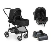 Carrinho Travel System Napoli Trio Preto - Galzerano