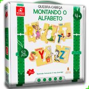 Quebra-Cabeça Montando o Alfabeto - Madeira - 8436 - Brincadeira De Criança