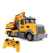 CAMINHÃO ESCAVADEIRA INFANTIL CONTROLE REMOTO BRINQUEDO