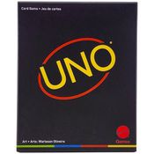 UNO Minimalista Preto Jogo de Cartas Original 7+GYH69 Mattel