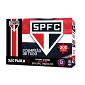 Quebra-Cabeça 200 Peças - São Paulo - Brasão Tricolor - Mimo Toys