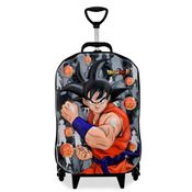 Mochila de Rodinhas 3D Maxtoy Dragon Ball Super Goku Preto