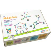 Brinquedo Educativo Edulig Criativo Módulos - 26 módulos e 50 varetas - FVFKNJ7BB - Edulig