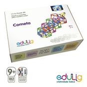 Quebra-cabeça Edulig Puzzle 3D Cometa - 182 peças e conexões - UH8E8QFGA - Edulig