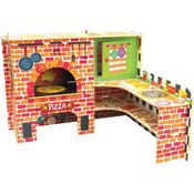 Minha Primeira Pizzaria - Madeira - Massinha de Modelar - Brincadeira de Criança