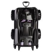 Mochila De Rodinhas 3D Maxtoy Batmóvel Monster Trucks Preto
