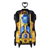 Mochila 3D Rodas Masculina Infantil Hot Wheels Impermeável