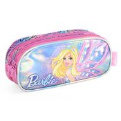 Estojo Triplo Barbie - Rosa