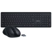 Teclado e Mouse Intelbras CSI50 - sem Fio Preto