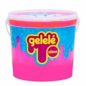 Balde de Massinha - Gelelé Slime Big - Unicórnio - Doce Brinquedo