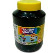 Tinta guache Preto 500 ml  Acrilex