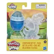 Hasbro Play-Doh Slime Hidro Glitz Dino Bones Eggs Brontossauro