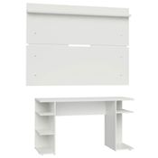 Mesa Gamer e Painel para TV até 65" Branco Madesa