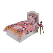 Jogo de Cama Solteiro 2 Peças Poliéster Minnie Lepper