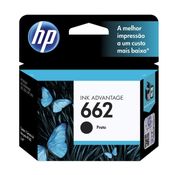 CARTUCHO HP 662 PRETO 2ML ORIGINAL