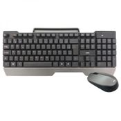 Kit Teclado E Mouse Sem Fio Oex 1200dpi Com Nano Usb