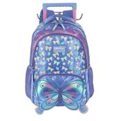 Mochila de Costas Borboleta + Rodinhas Violeta Yp4you