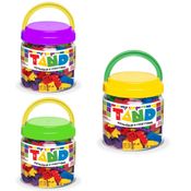 Pote com Blocos de Montar Tand Kids - 150 Peças - Cores Sortidas- Toyster